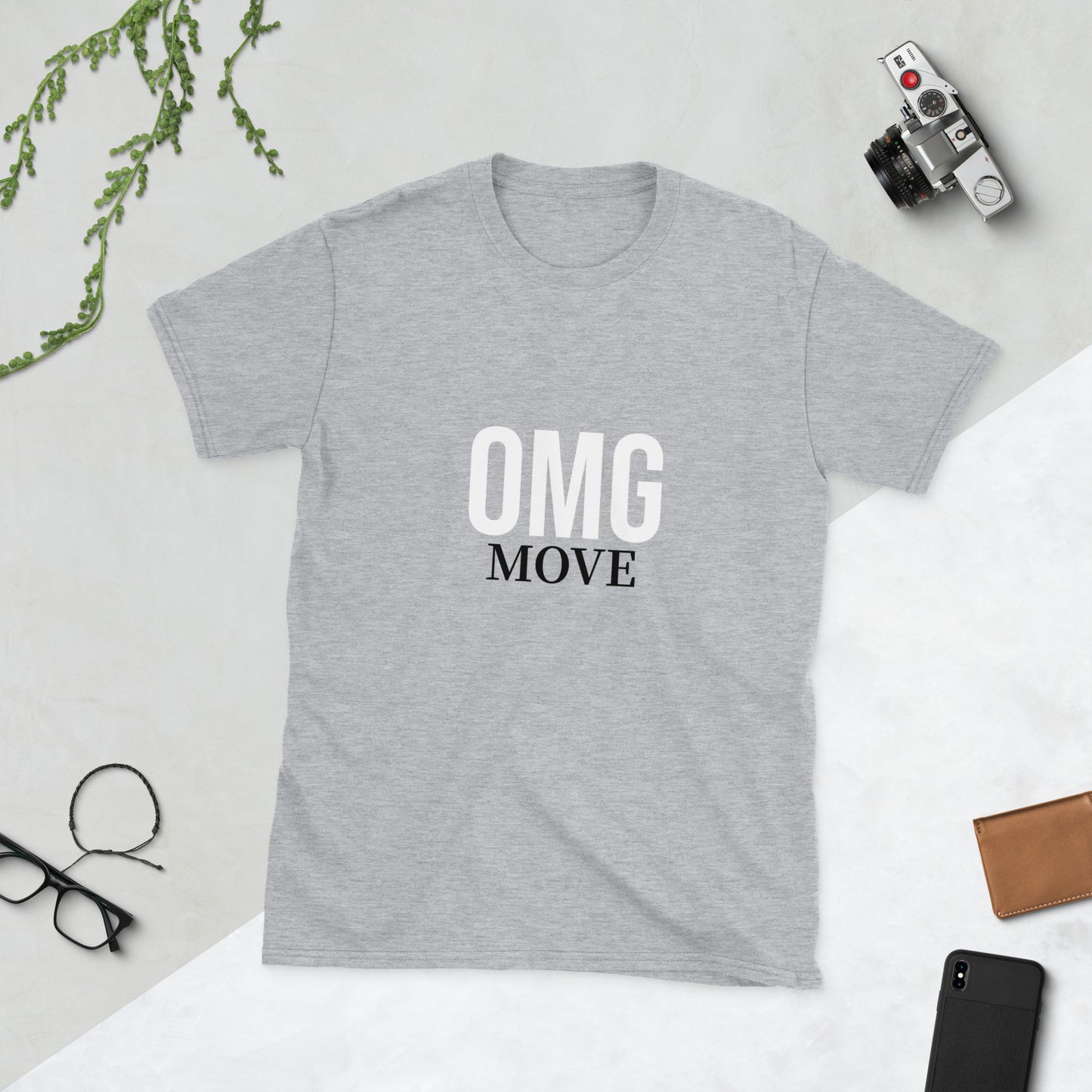 "OMG MOVE" Short-Sleeve Unisex T-Shirt