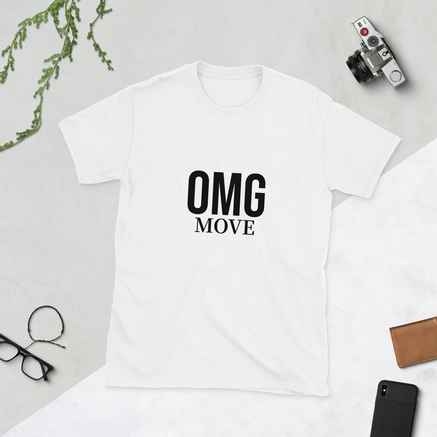 "OMG MOVE" Short-Sleeve Unisex T-Shirt